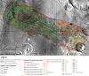 Карта участка на равнине Оксия с обозначенными эллипсами посадки (c) IRSPS/TAS; NASA/JPL-Caltech/Arizona State University